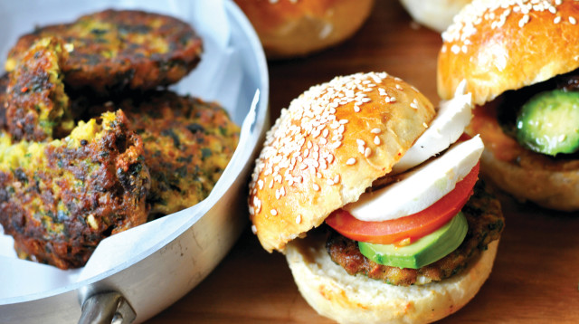 כריכוני קציצת ירק (צילום: פסקל פרץ-רובין)