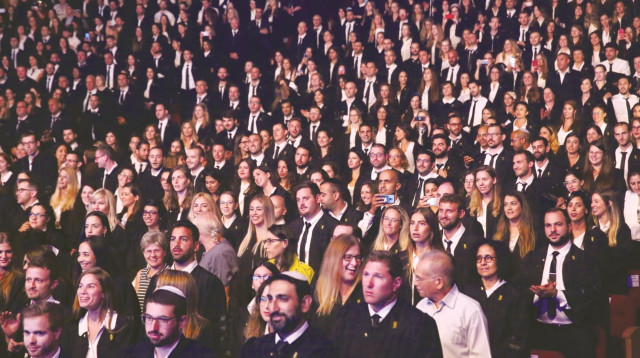 טקס ההסמכה של לשכת עורכי הדין (צילום: יוסי זמיר,דוברות לשכת עורכי הדין)