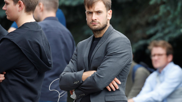 פיוטר ורזילוב, חבר להקת "פוסי ריוט" (צילום: רויטרס)