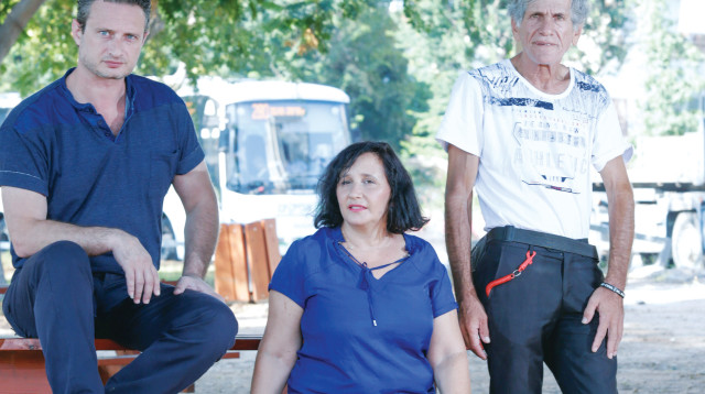 ענת הלחמי , אלכס רוסוב , עמוס דויטש- מחאת האוהלים - צילום ניר קידר (צילום: ניר קידר)