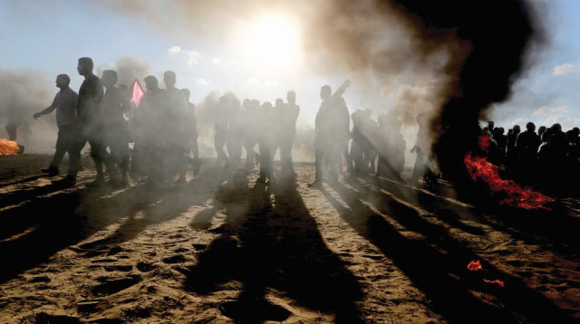 עימותים בגבול הרצועה, החודש (צילום: עבד רחים כתיב, פלאש 90)