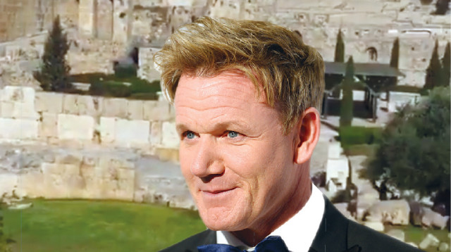 גורדון רמזי, ירושלים (צילום: רויטרס,אינסטגרם)