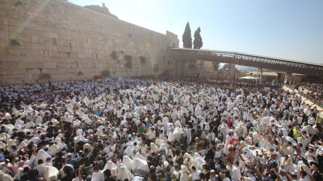 ברכת הכהנים (צילום: מרק ישראל סלם)