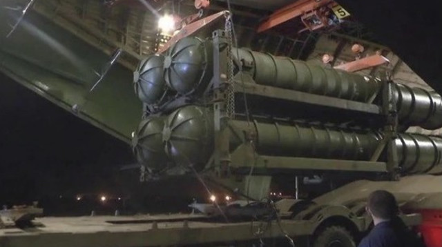 מערכת ה-S300 שהועברה בסוריה (צילום: משרד ההגנה הרוסי)