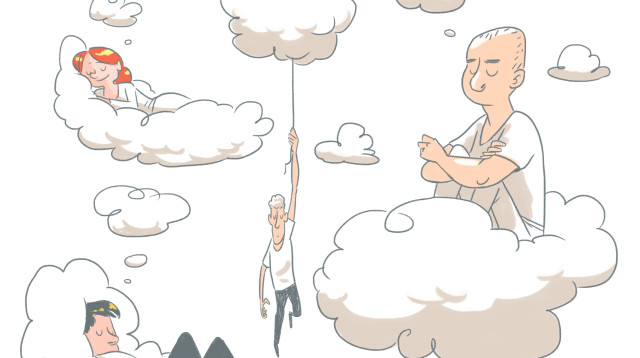 חלומות. איור (צילום: ליאב צברי)