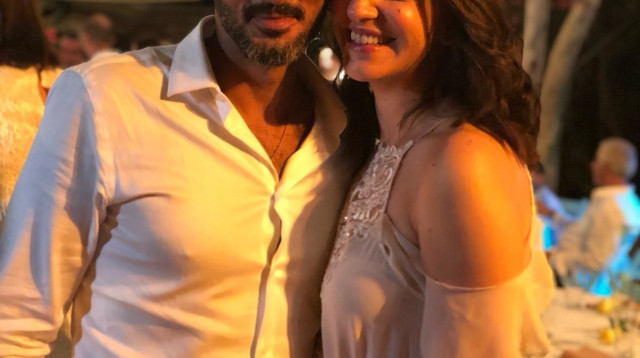 לוסי אהריש וצחי הלוי התחתנו (צילום: מעריב אונליין)