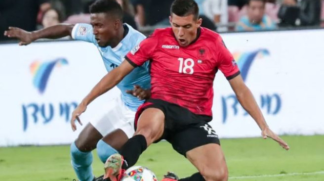 נבחרת אלבניה בכדורגל (צילום: דני מרון)