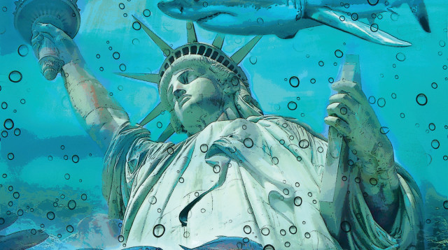 פסל החירות, שואה אקלימית (צילום: נעמי ליס-מיברג)