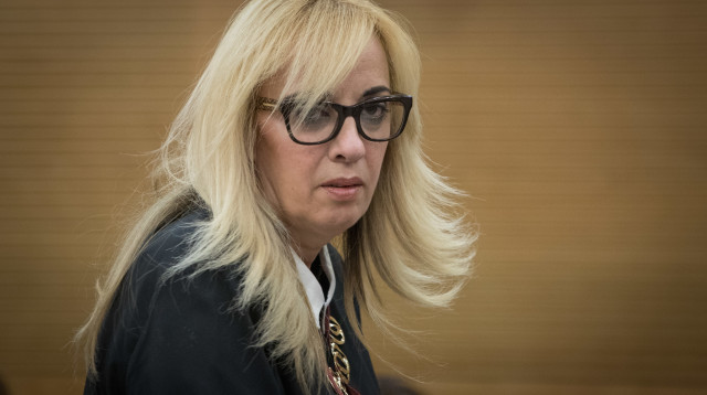 אורנה פרץ בכנסת (צילום: נועם רבקין פנטון, פלאש 90)