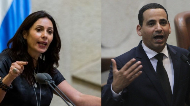 מירי רגב ויואל חסון (צילום: מרים אלסטר ויונתן זינדל, פלאש 90)