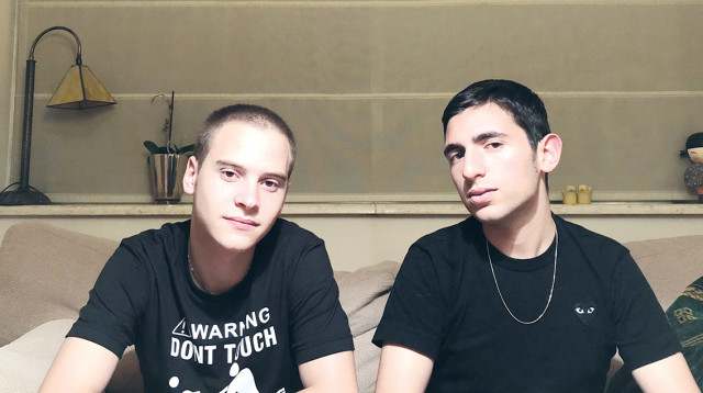 אדם גבאי ניצן בר (צילום: תמר שי)