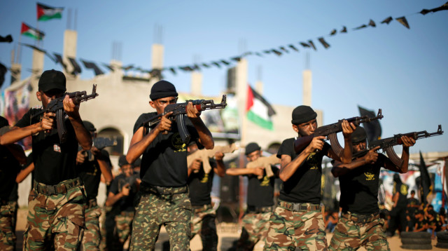 פעילי הג'יהאד האסלאמי (צילום: רויטרס)