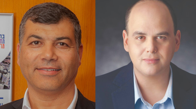 צביקה ברוט, יוסי בכר (צילום: ירון יצחקוב)