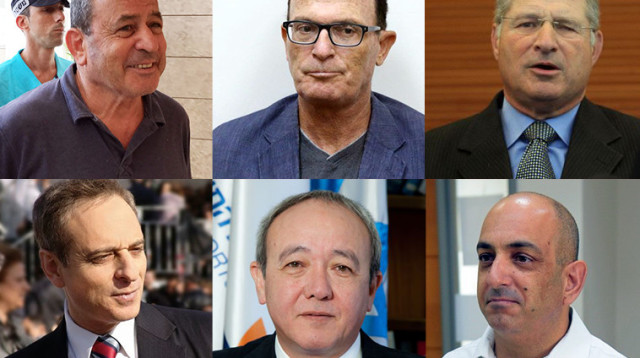 דוד שמרון, האלוף אלי צ'ייני מרום, אבריאל בר יוסף, מודי זנדברג דוד שרן ושי ברוש (צילום: פלאש 90)