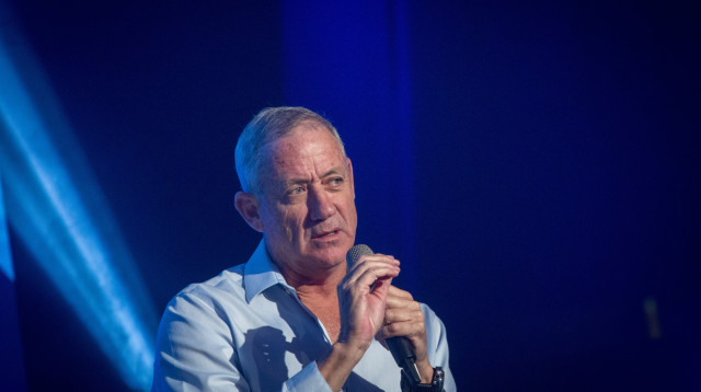 בני גנץ (צילום: מרים אלסטר, פלאש 90)