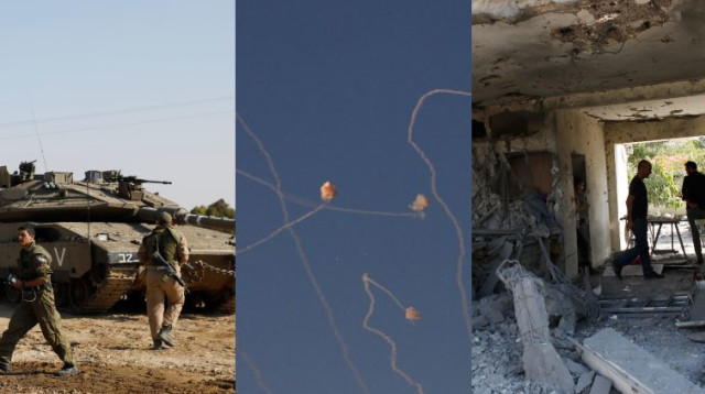 הסלמה בדרום (צילום: AFP)