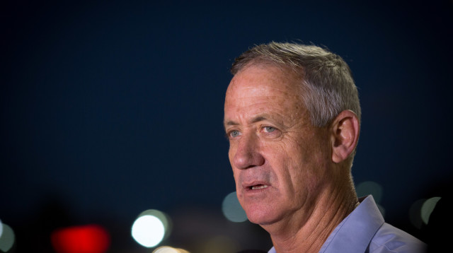 בני גנץ  (צילום: מרים אלסטר, פלאש 90)