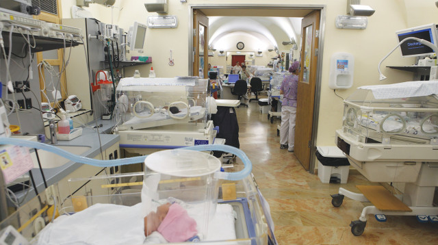 מחלקת פגים בירושלים  (צילום: יעקב נעמי, פלאש 90)