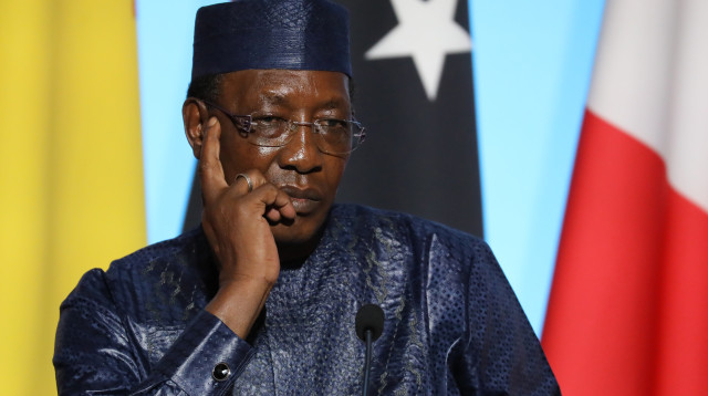 נשיא צ'אד, אידריס דבי (צילום: AFP)