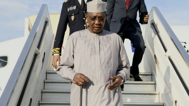 נשיא צ'אד, אידריס דבי (צילום: אבי חיון, משרד החוץ)