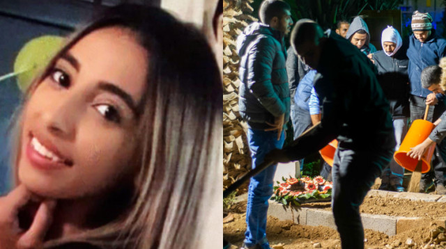 הלוויתה של יארה איוב (צילום: באסל עווידאת, פלאש 90)