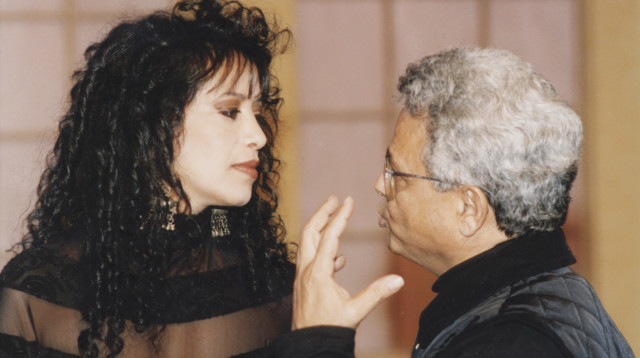 בצלאל אלוני ועפרה חזה (צילום: קוקו)