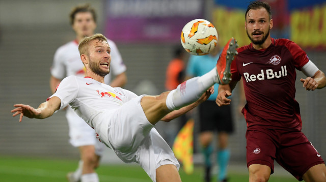 רד בול לייפציג נגד רד בול זלצבורג במשחק הקודם  (צילום: רויטרס)