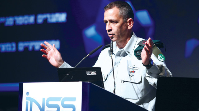 אביב כוכבי בתפקיד ראש אמ"ן (צילום: גדעון מרקוביץ, פלאש 90)