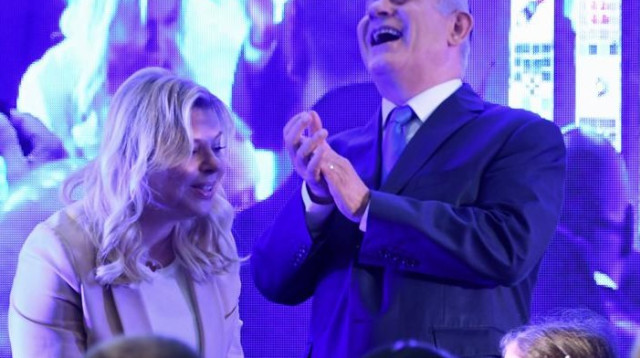 בנימין נתניהו, שרה נתניהו (צילום: אבשלום ששוני)