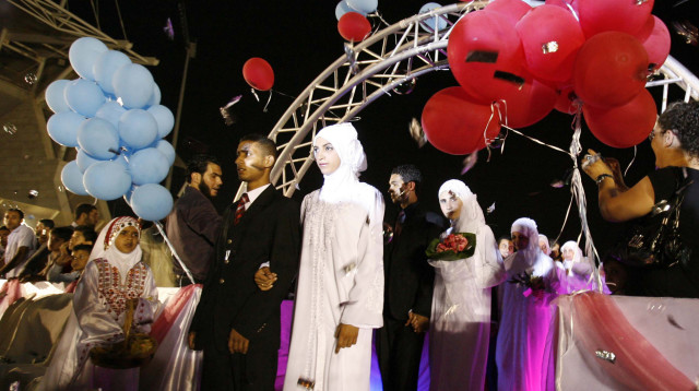 חתונה בלבנון (צילום: רויטרס)