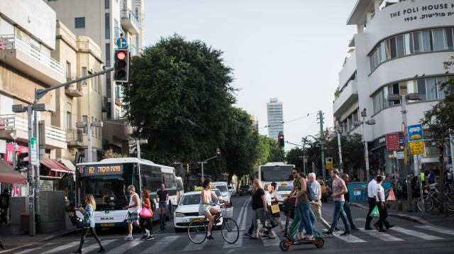 מעבר חצייה (צילום: הדס פרוש, פלאש 90)