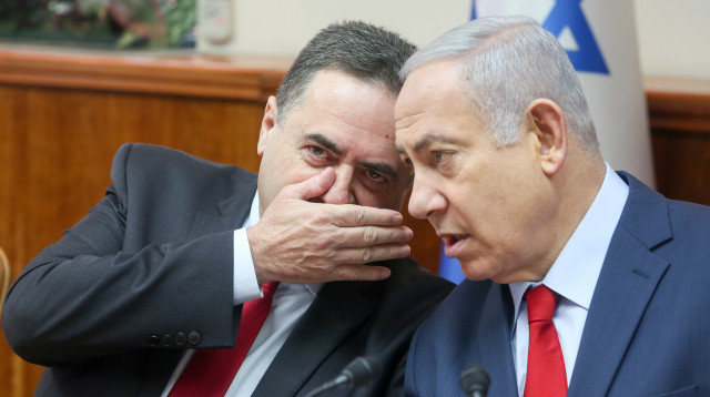 בנימין נתניהו, ישראל כ"ץ (צילום: מרק ישראל סלם)