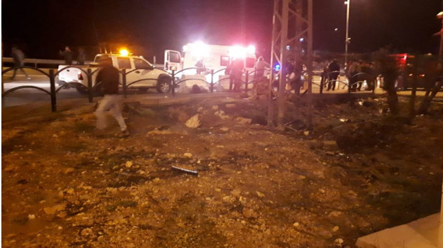 פיגוע הירי בעפרה (צילום: TPS)