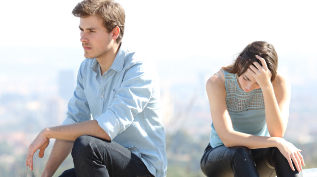 דחייה על רקע רומנטי, אילוסטרציה (צילום: ingimage ASAP)