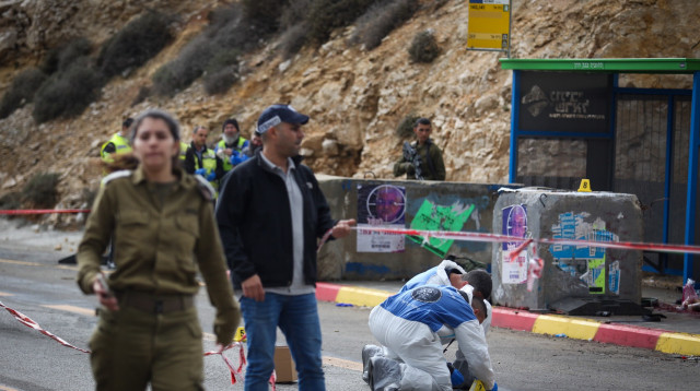 פיגוע הירי בגבעת אסף (צילום: פלאש 90)