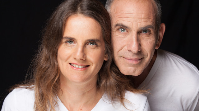 שי אביבי, מיכל ליבדינסקי (צילום: נעה זני)