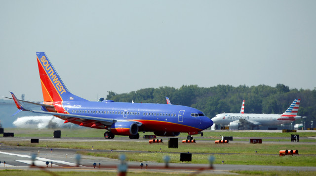 מטוס של סאות'ווסט איירליינס (צילום: רויטרס)