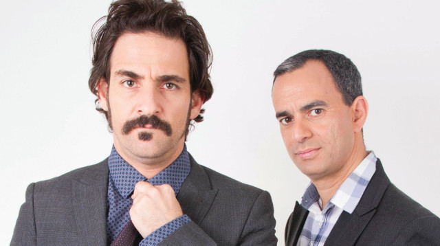 אודי ואביעד (צילום: לירז מנדל)