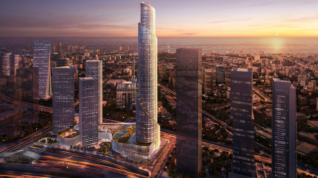 מגדל עזריאלי החדש (צילום: הדמיה)