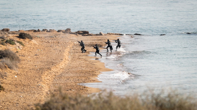 תרגיל של משמרות המהפכה של איראן (צילום: רויטרס)