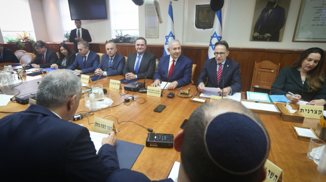 ישיבת הממשלה (צילום: מרק ישראל סלם)