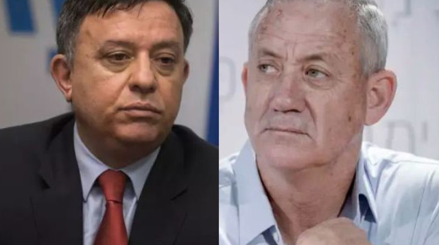 בני גנץ ואבי גבאי (צילום: תומר נויברג,פלאש 90,הדס פרוש , פלאש 90)