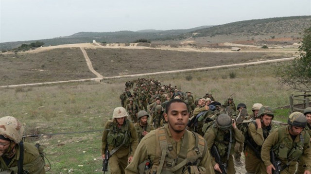 לוחמי גדוד "שערי האש" באימון ההקמה (צילום: דובר צה"ל)