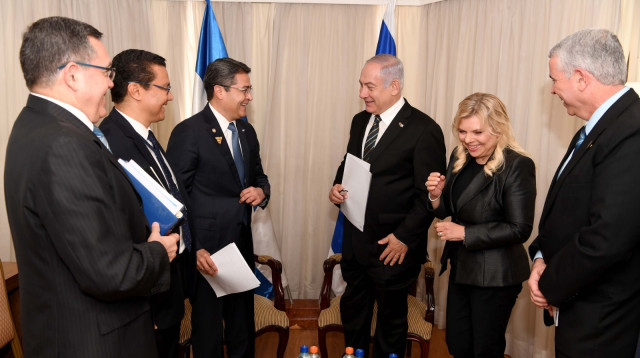 ביבי ושרה נתניהו בביקור בברזיל (צילום: אבי אוחיון, לע"מ)