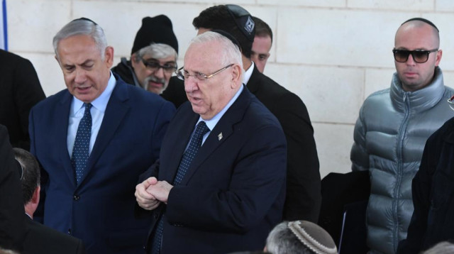 בנימין נתניהו, ראובן ריבלין (צילום: אבשלום ששוני)