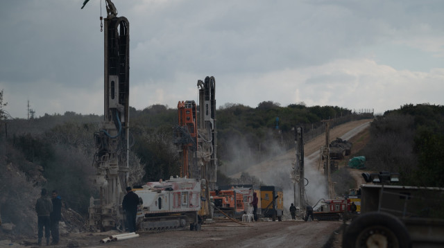 מנהרה שישית בגבול לבנון (צילום: דובר צה"ל)