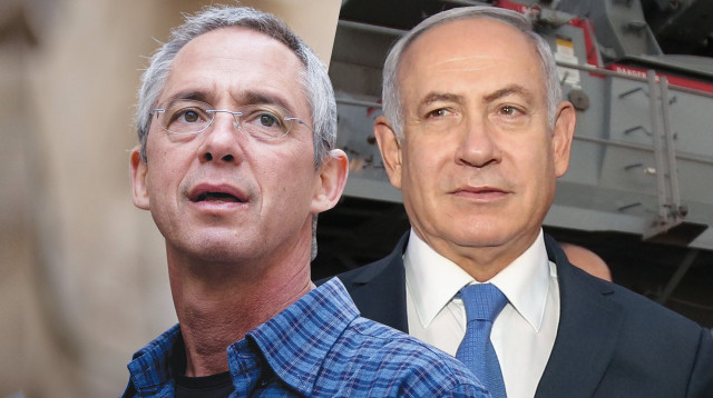 גלעד שרון ובנימין נתניהו (צילום: פלאש 90)