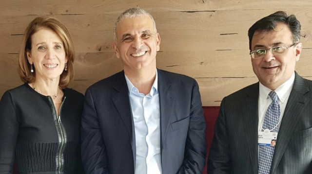 השר כחלון בדאבוס (צילום: משרד האוצר)