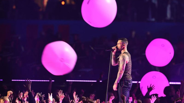 מארון 5 בסופרבול (צילום: רויטרס)