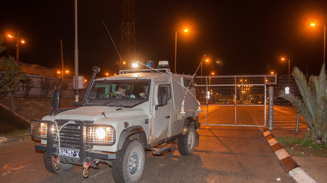 מעבר ג'למה, סמוך לעיר ג'נין (צילום: באזל עווידאת, פלאש 90)